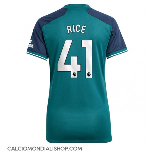 Maglie da calcio Arsenal Declan Rice #41 Terza Maglia Femminile 2023-24 Manica Corta